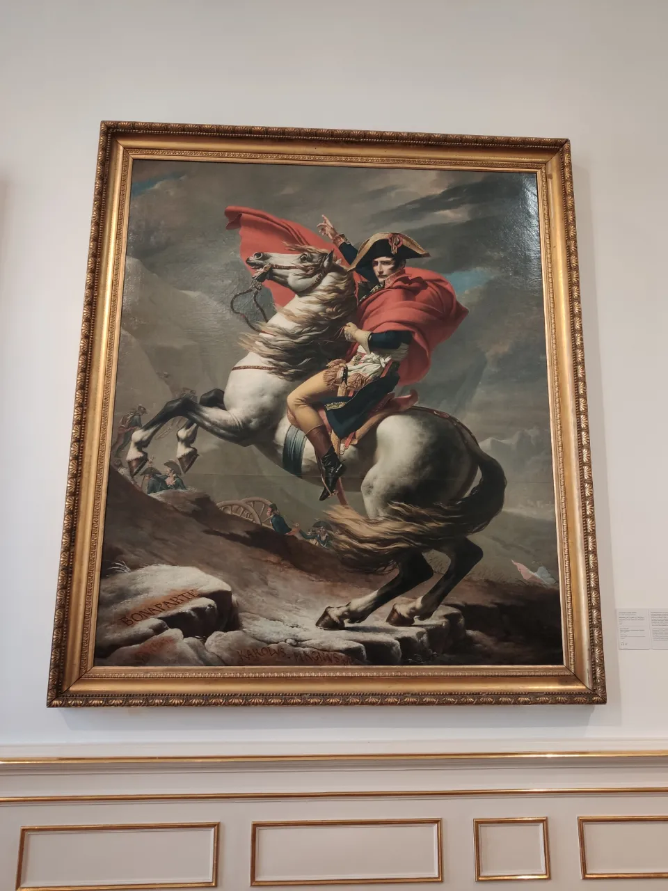 《拿破仑穿越大圣伯纳德山口》