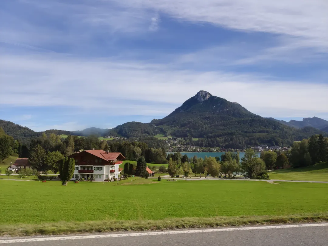 萨尔茨堡到哈尔施塔特路途美景