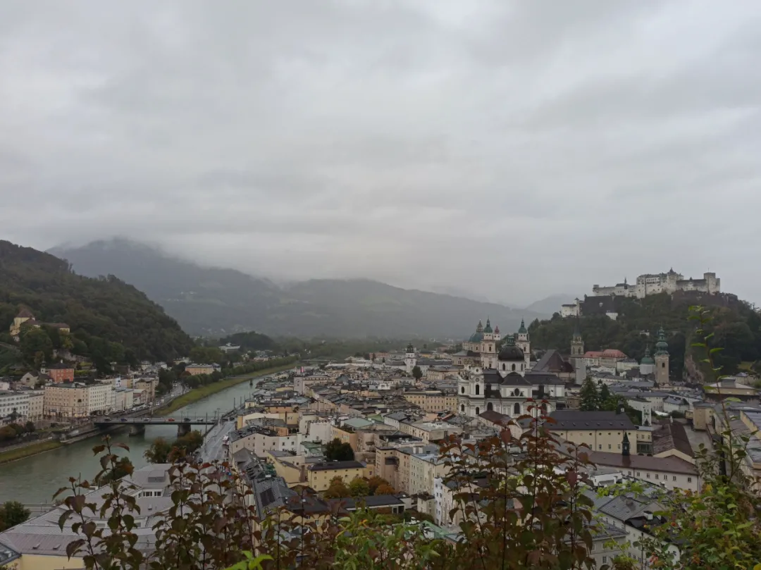 萨尔茨堡城市鸟瞰