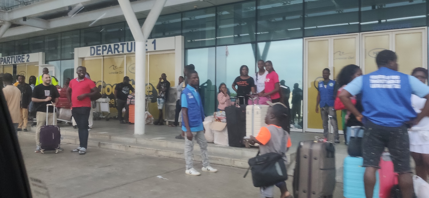 利比里亚蒙罗维亚罗伯茨国际机场出发入口